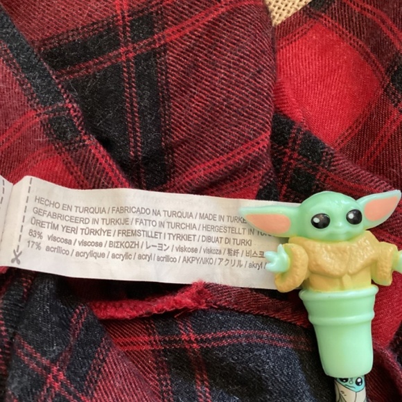 Zara Woman Black & Red Plaid Checkered Top size small Vintage‎ & Wool Look - Picture 7 of 7